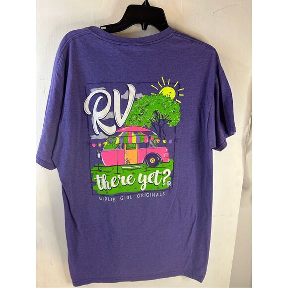 Girlie Girl Purple "RV were there?" Large tshirt - Picture 2 of 8
